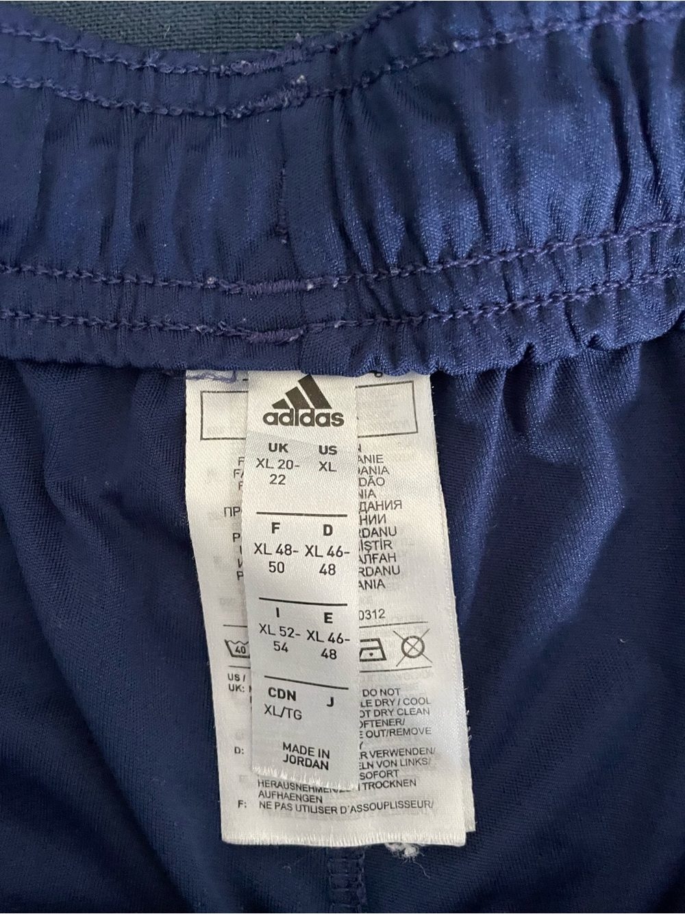 adidas Navy Blue track shorts